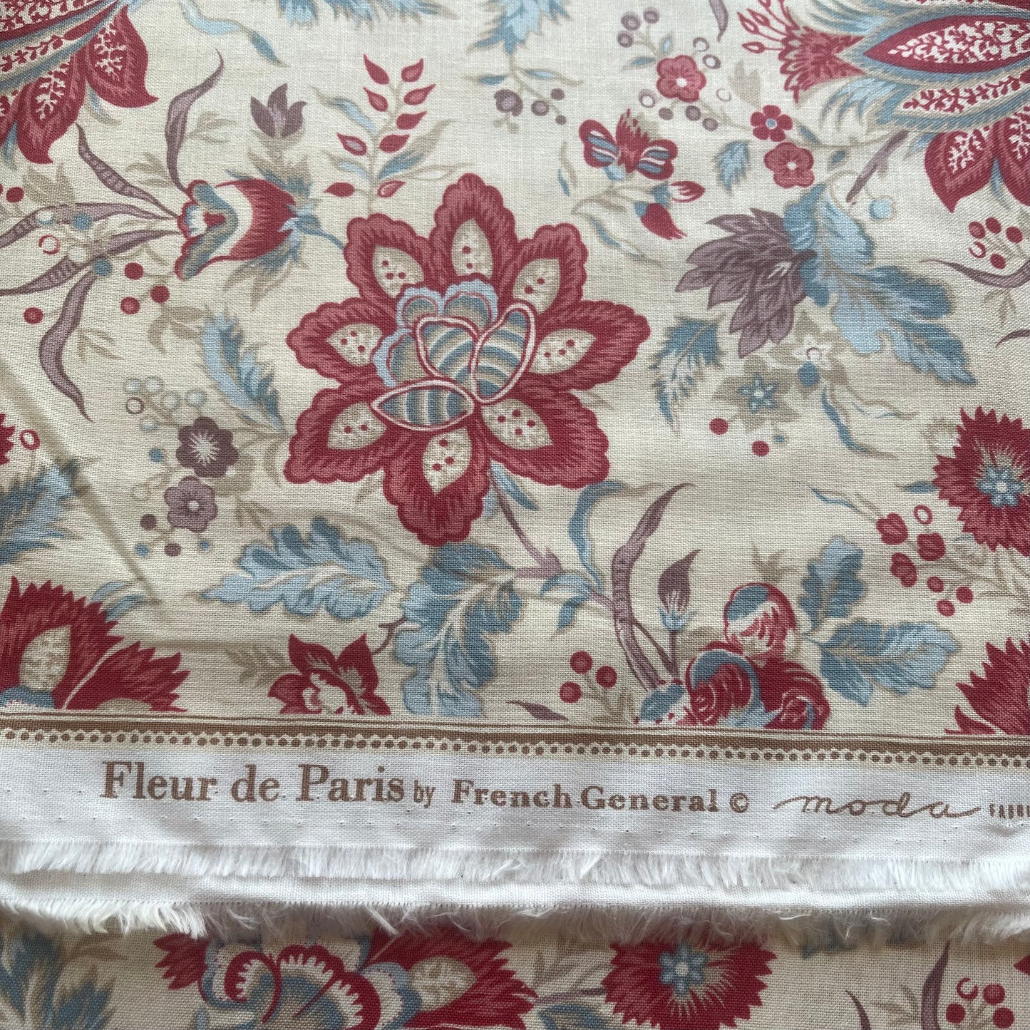 French General - Fleur de Paris - Pivoine Pearl Fabric
