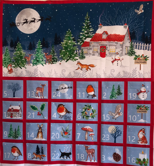 House in the Woods Advent Calendar Panel