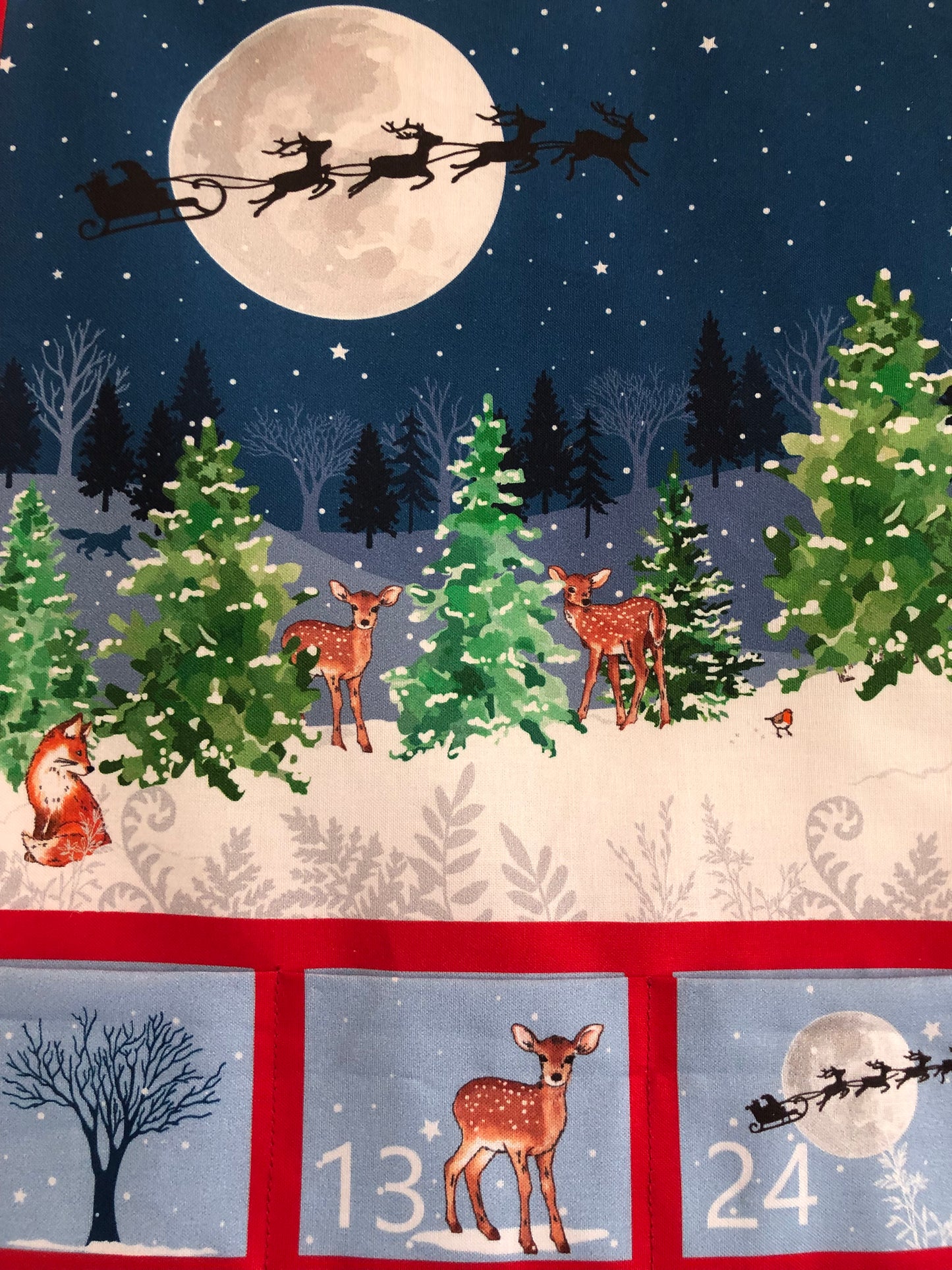 House in the Woods Advent Calendar Panel