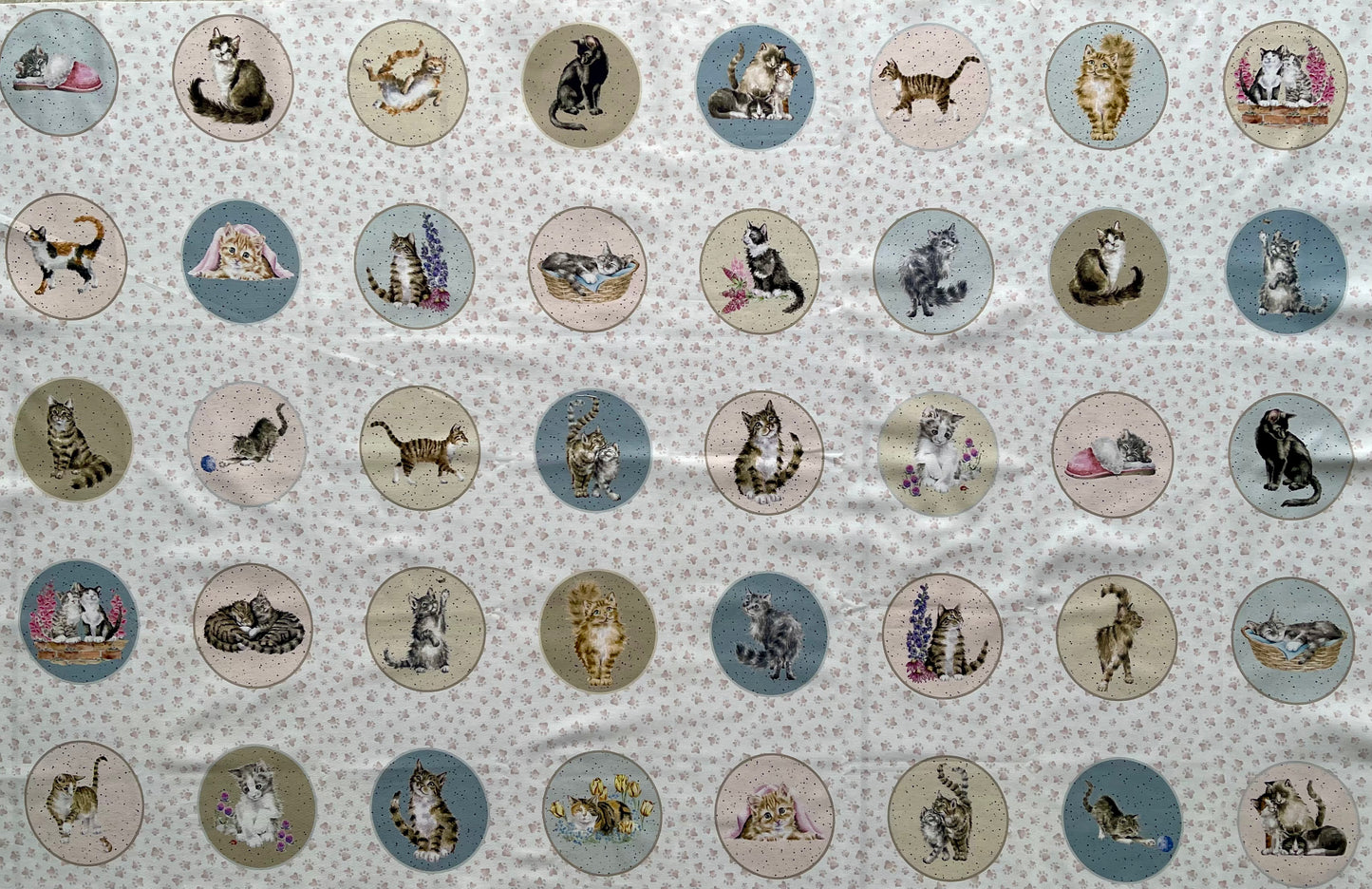 Whiskers & Paws - Fabric Panel