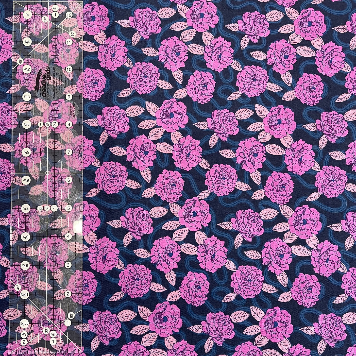Ruby Star Society - Verbena - Navy Floral Fabric