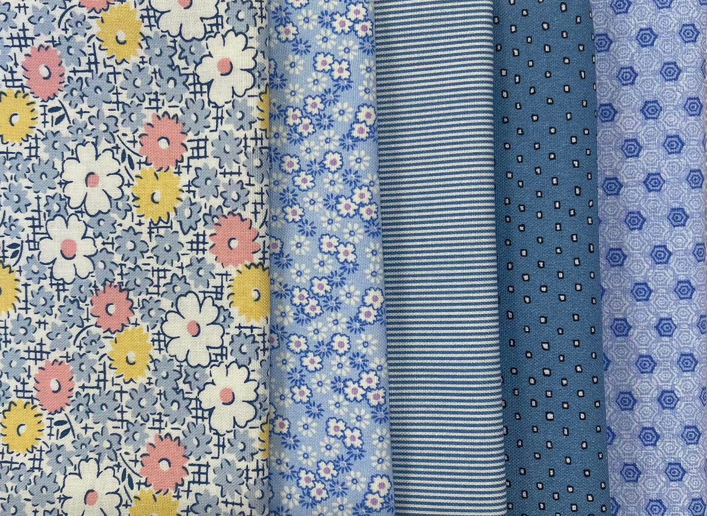 1930s and Liberty Floral 5 Fat Eighths Fabric Packs