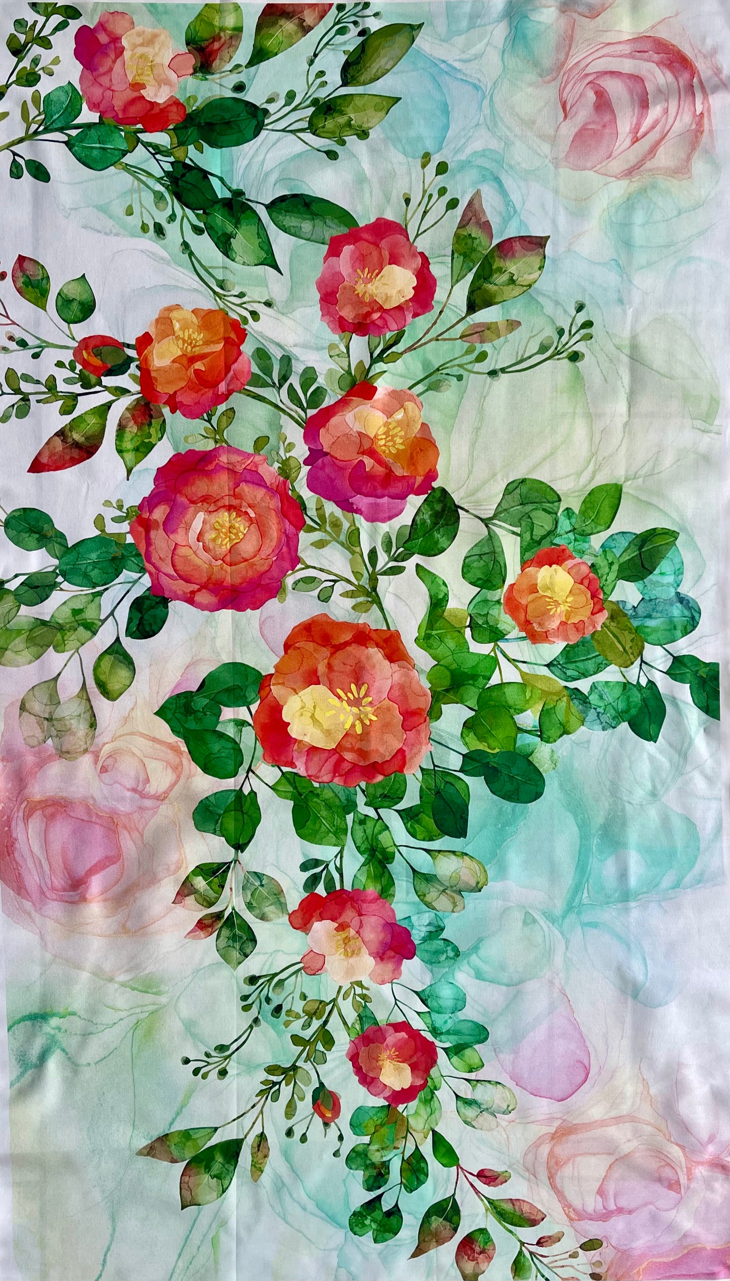 Veranda - Floral Fabric Panel