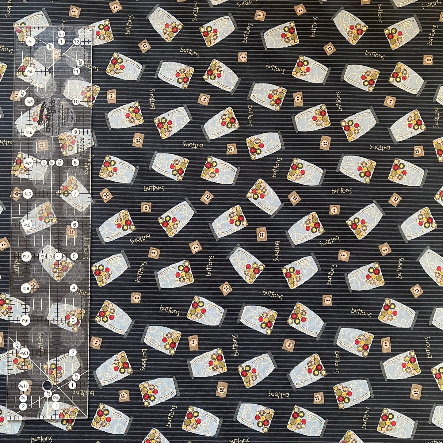 Button Jar Fabric