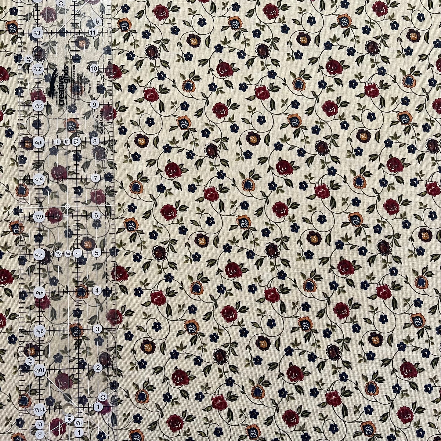 Kansas Troubles Fabric - Daffodils and Dragonflies