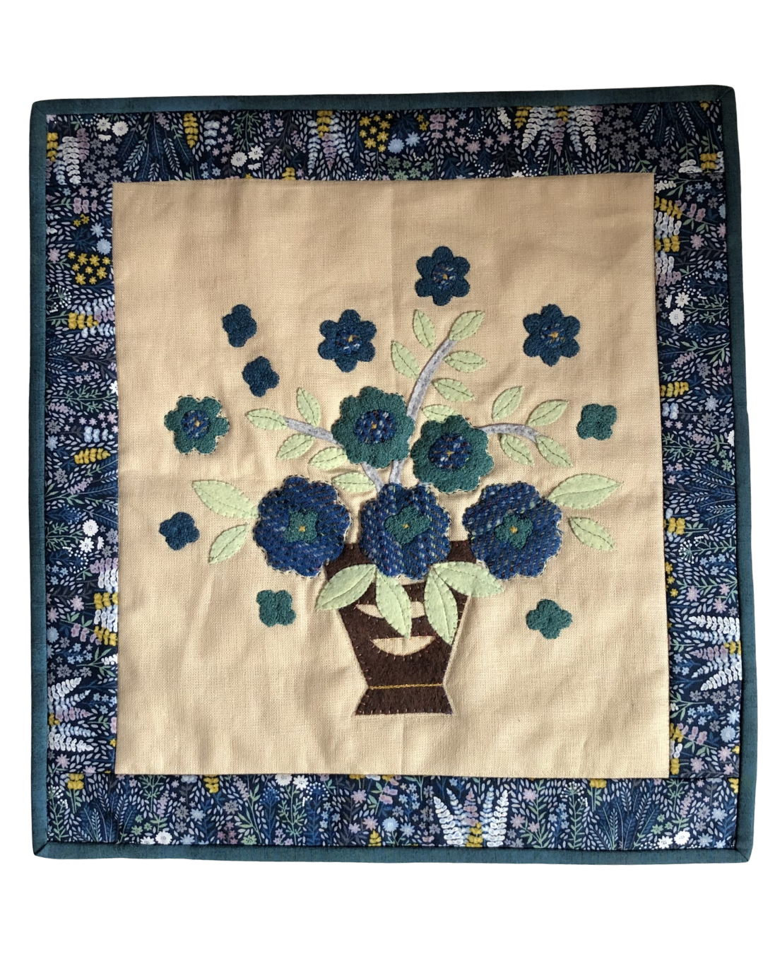 Blue Flower Wall-Hanging Kit