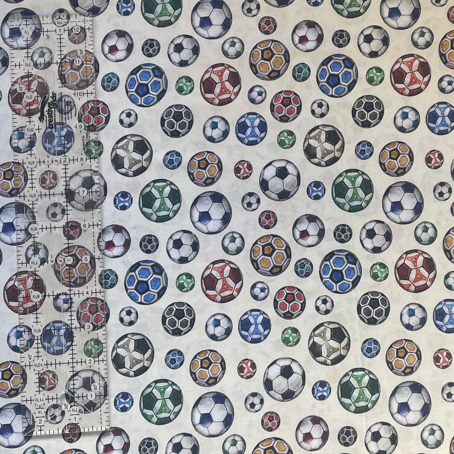 Football Fabric - multicoloured