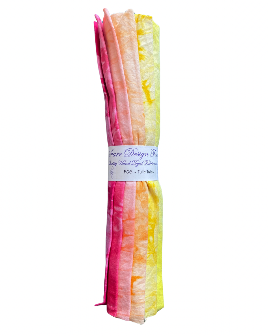 Starr Fabrics Hand-Dyed 6 Fat Quarter Yard Fabric Packs