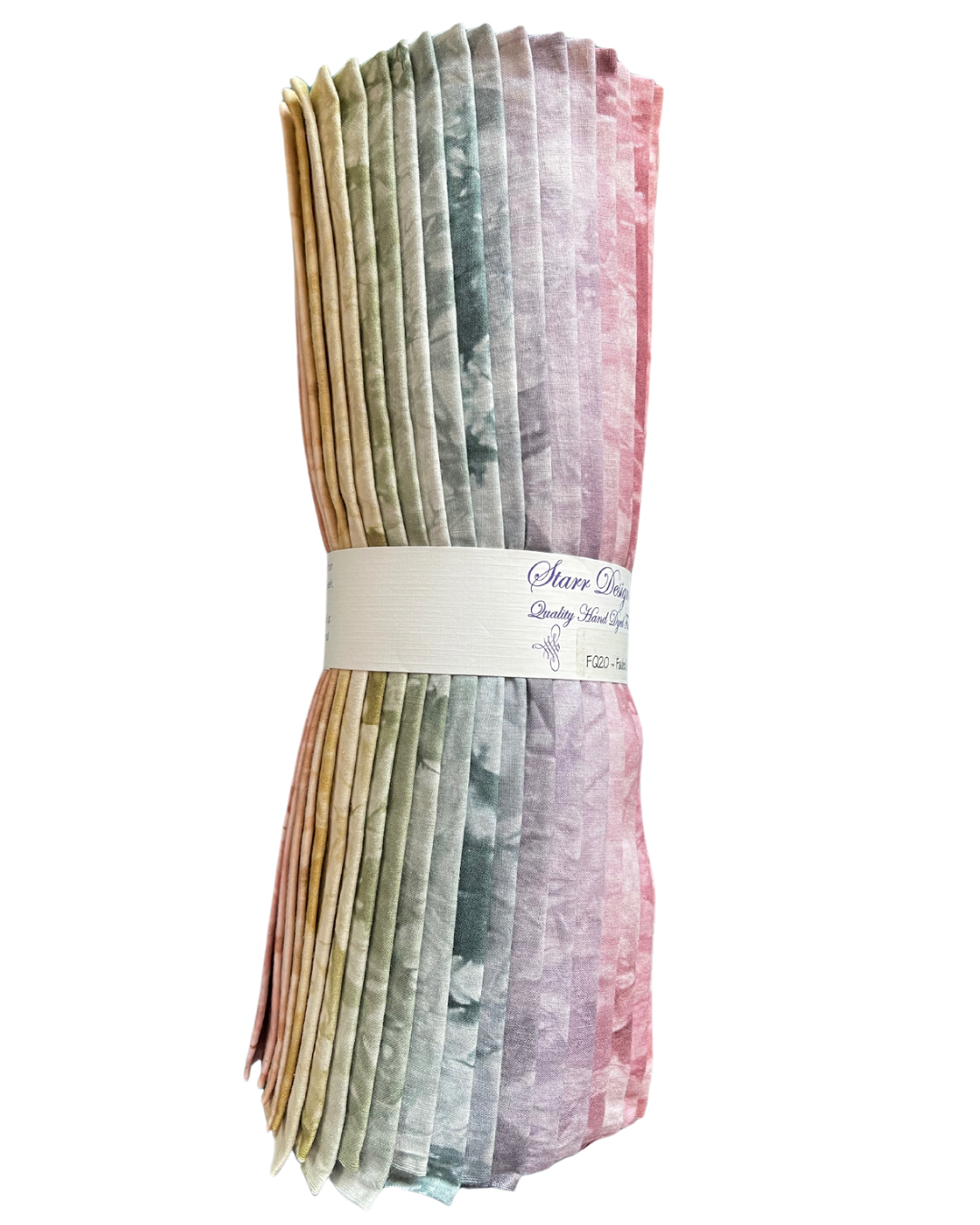 Starr Fabrics – 20 Hand Dyed Fat Quarter Yard Fabric Packs