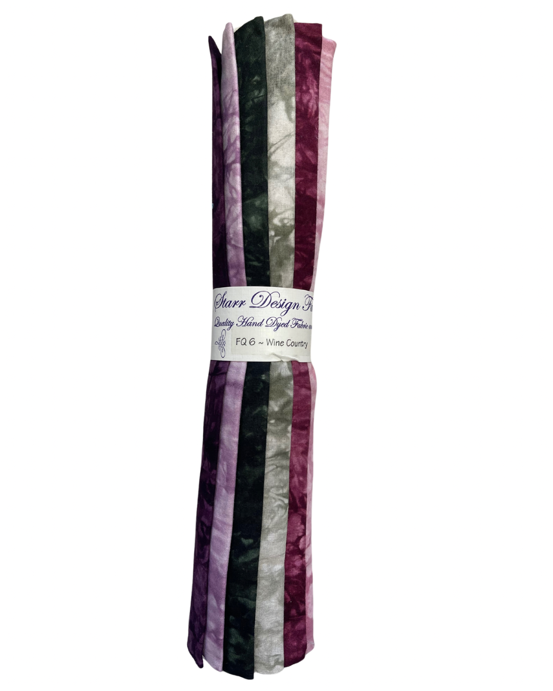 Starr Fabrics Hand-Dyed 6 Fat Quarter Yard Fabric Packs