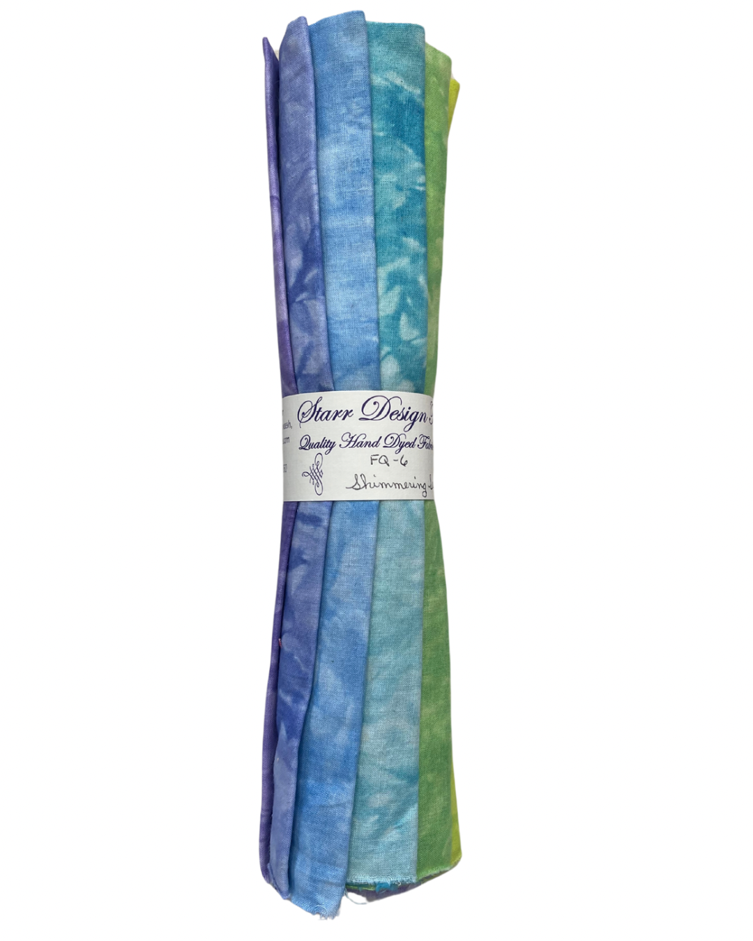 Starr Fabrics Hand-Dyed 6 Fat Quarter Yard Fabric Packs