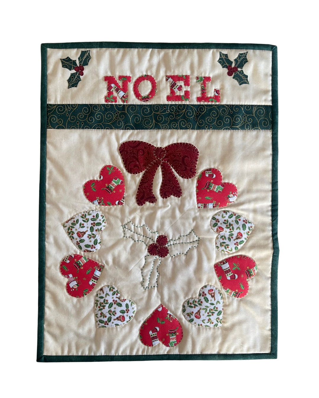 NOEL Heart Wreath Kit