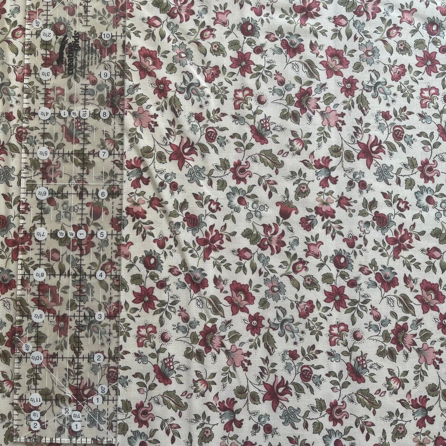 French General - Antoinette - Pearl Small Floral Fabric