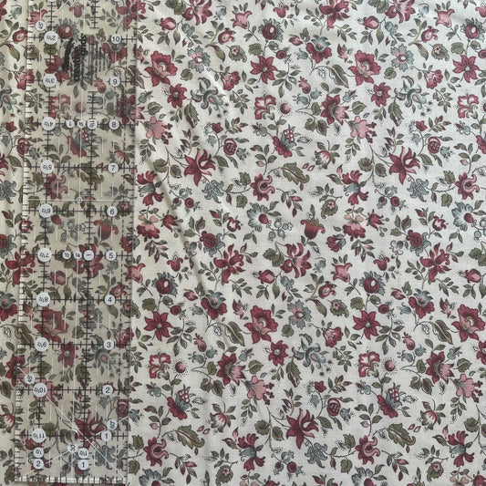 French General - Antoinette - Pearl Small Floral Fabric