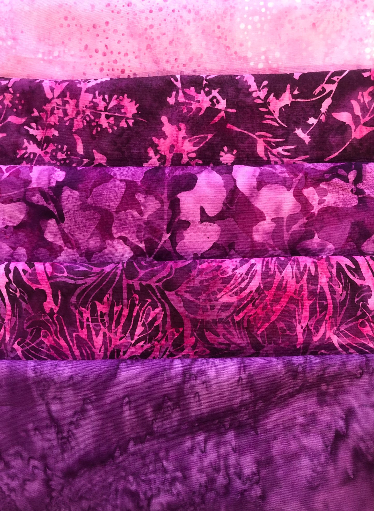 Batik 5 Fat Quarters Fabric Pack