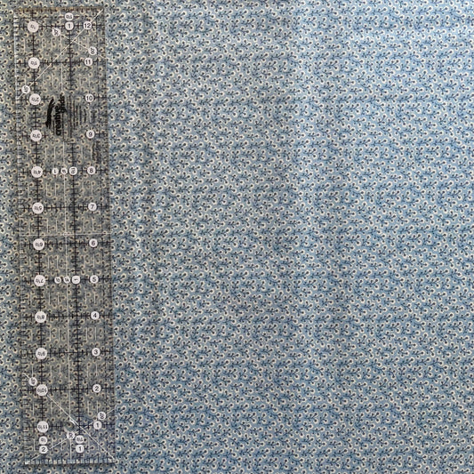 French General - Antoinette - Blue Sprig Fabric