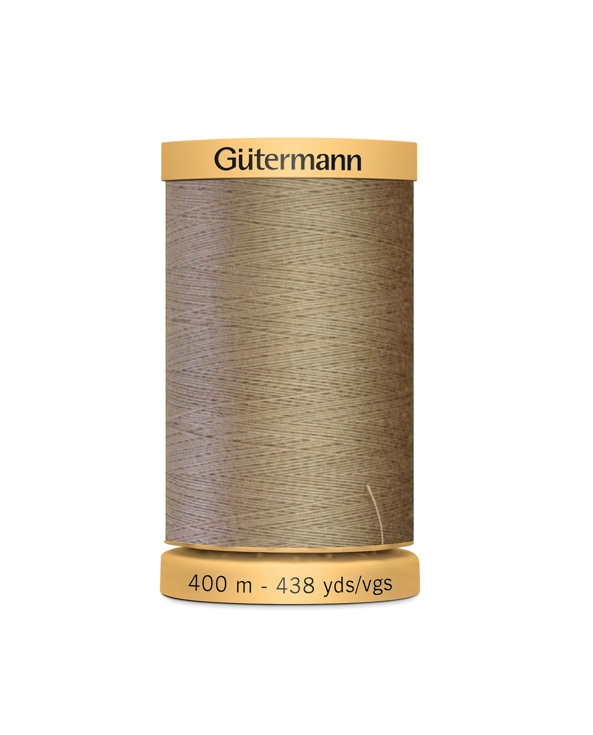 Gütermann cotton thread, 400m spool, light brown