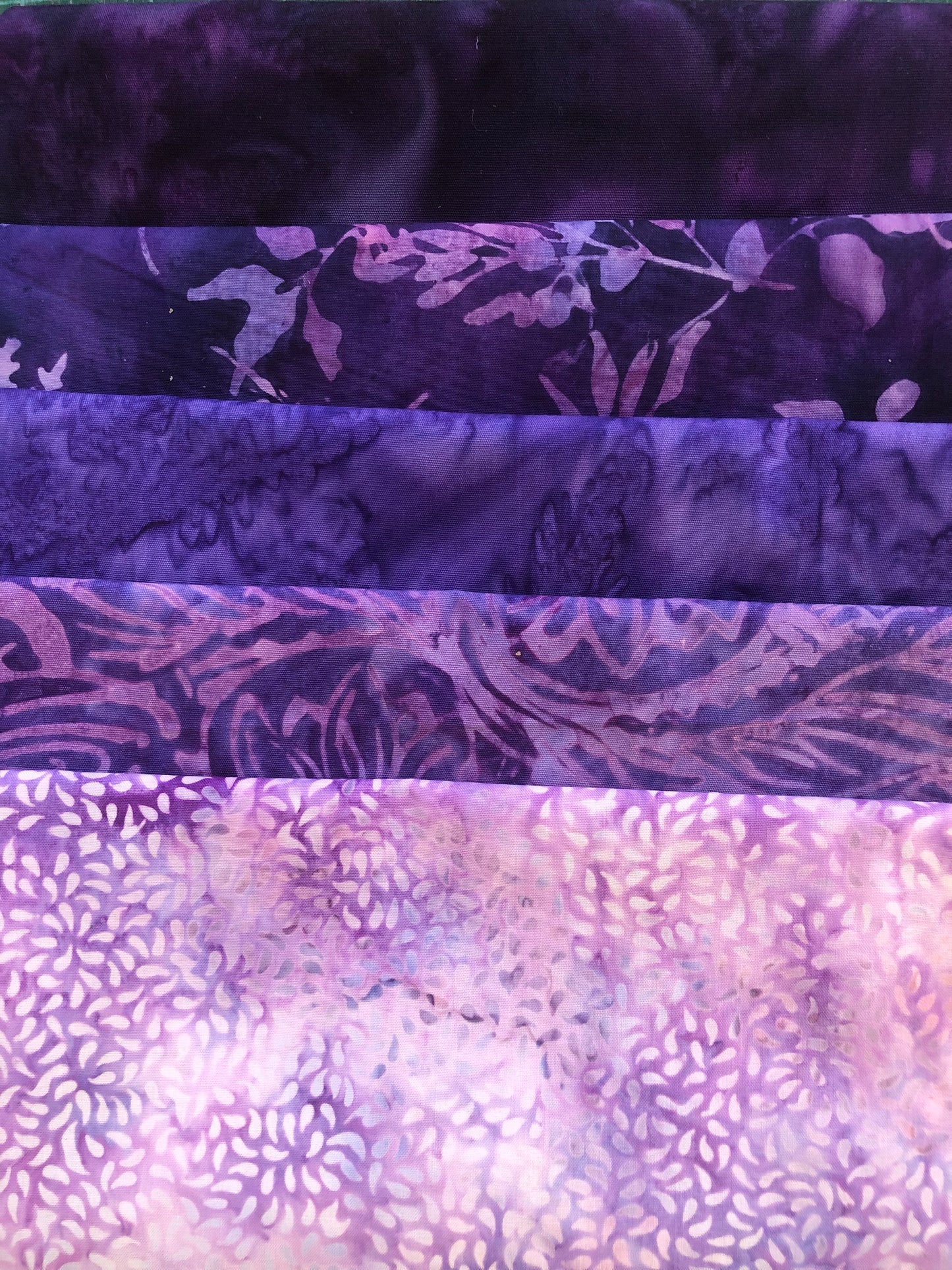 Batik 5 Fat Quarters Fabric Pack