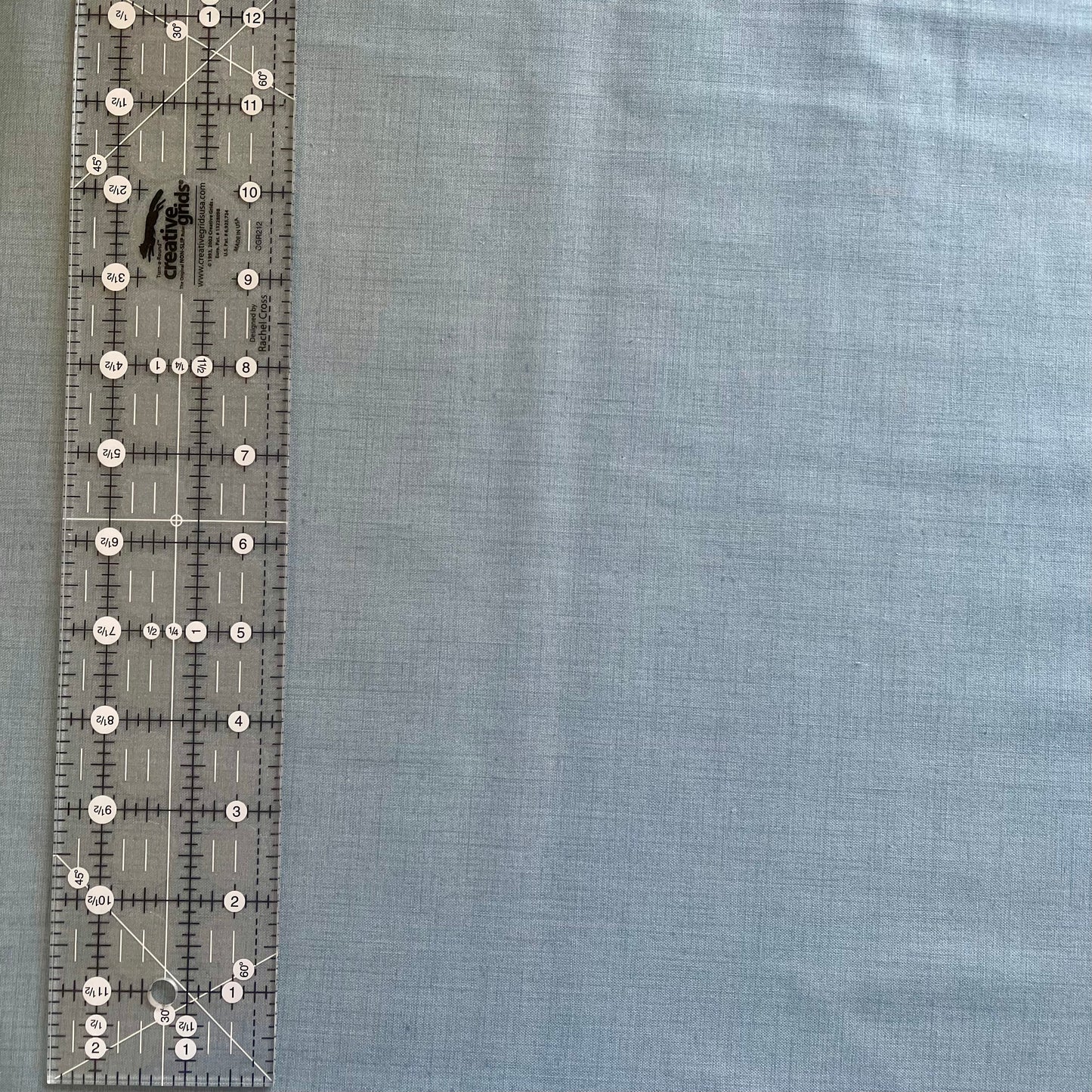 French General - Blue Texture Fabric