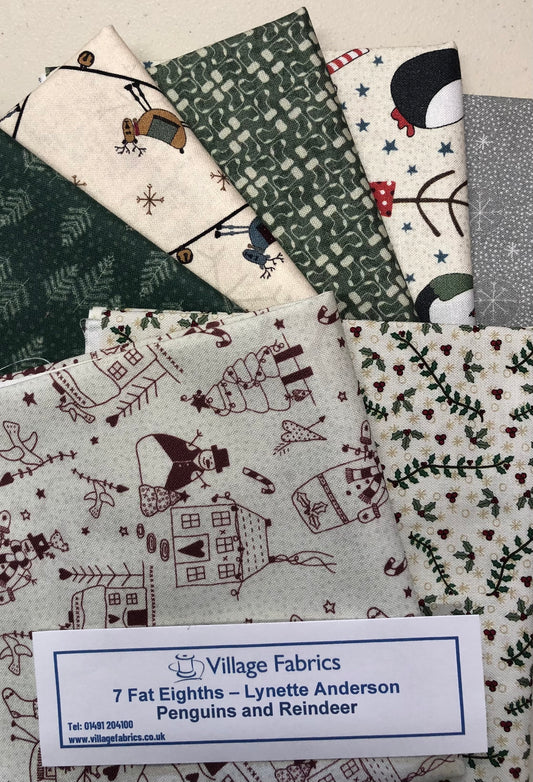 Lynette Anderson Fabric Packs - 7 Fat Eighths Pack
