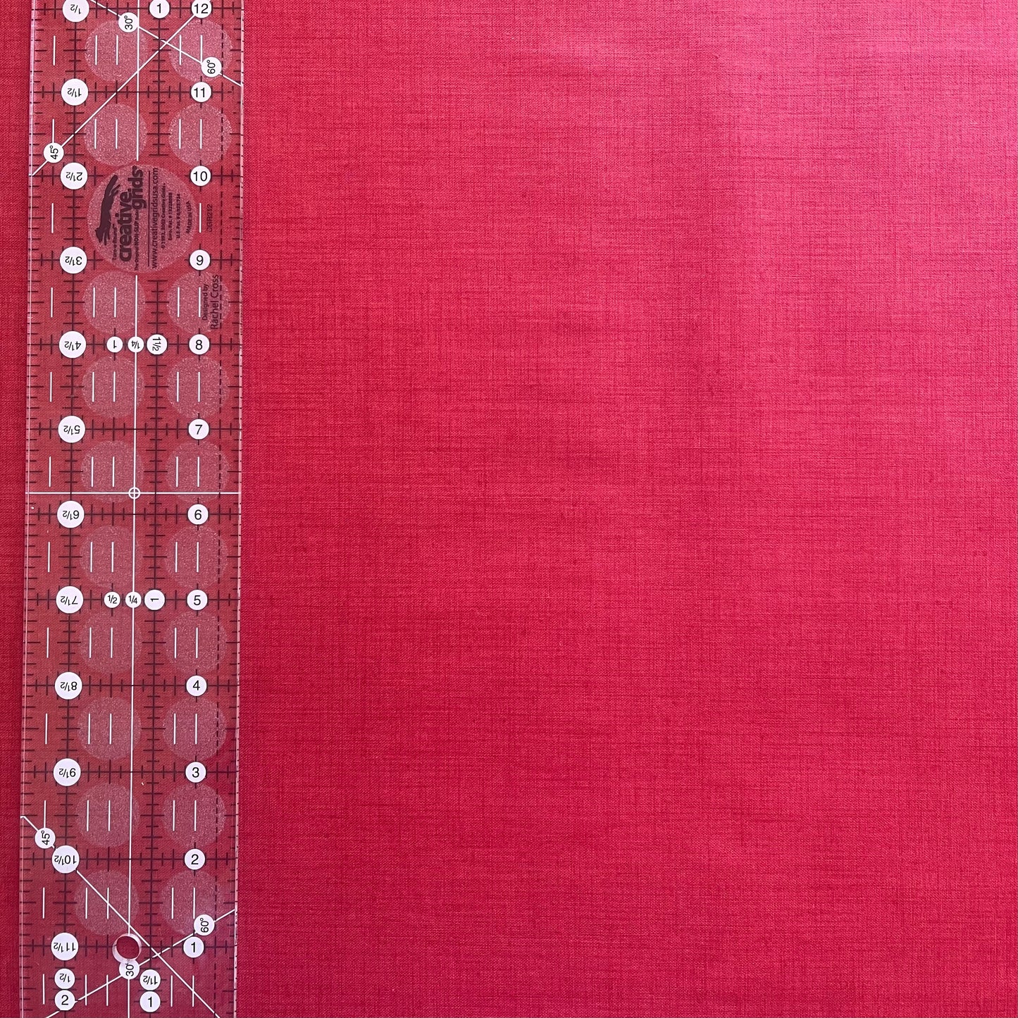 French General - Red Texture Fabric