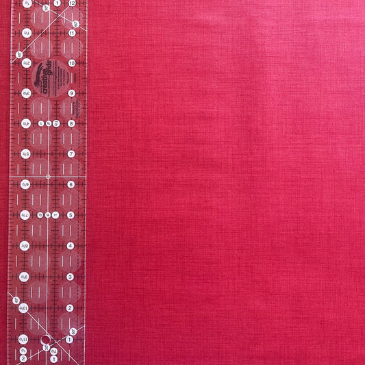 French General - Red Texture Fabric