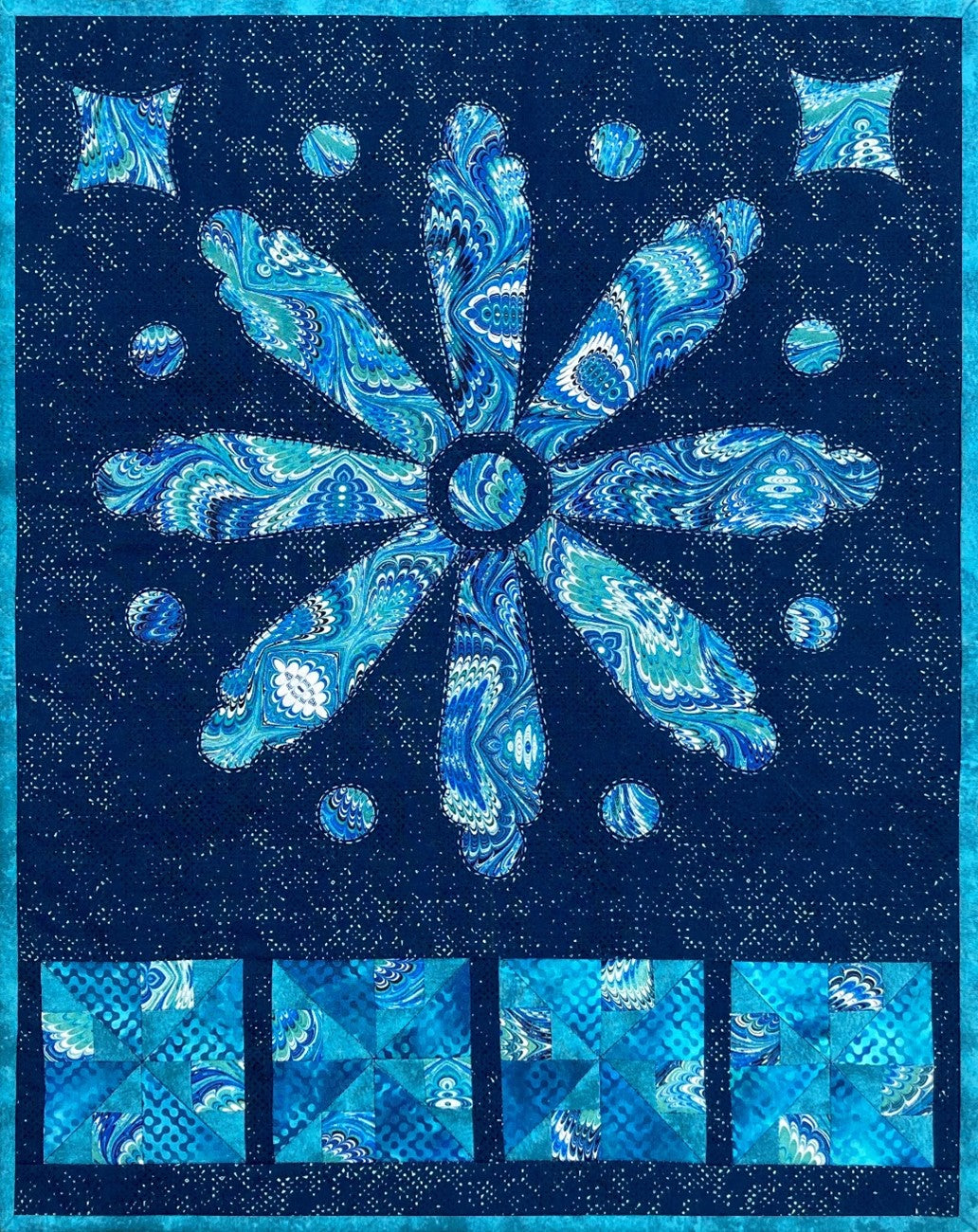 Marbled Window Wall Hanging Kit Village Fabrics