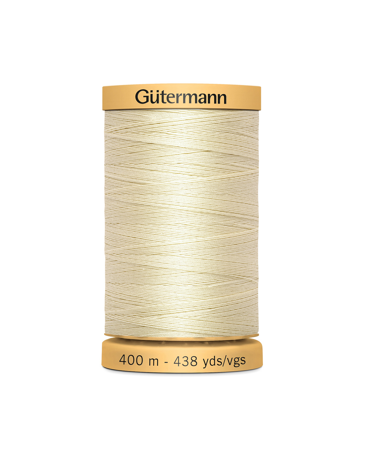 Gütermann cotton thread, 400m spool, cream