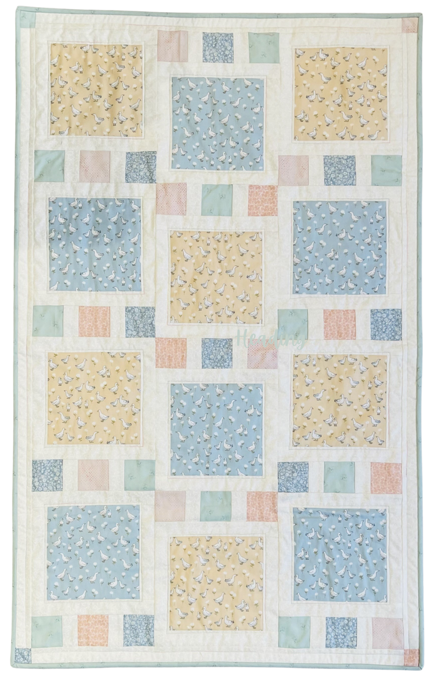 Baby Animals Cot Quilt Kit