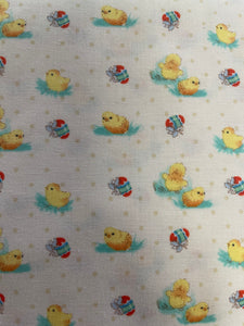 Little Chicks and Eggs Fabric