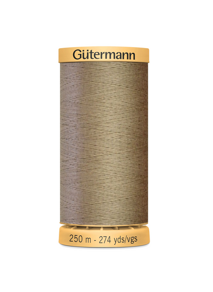 Gütermann cotton thread, 250m spool, light brown