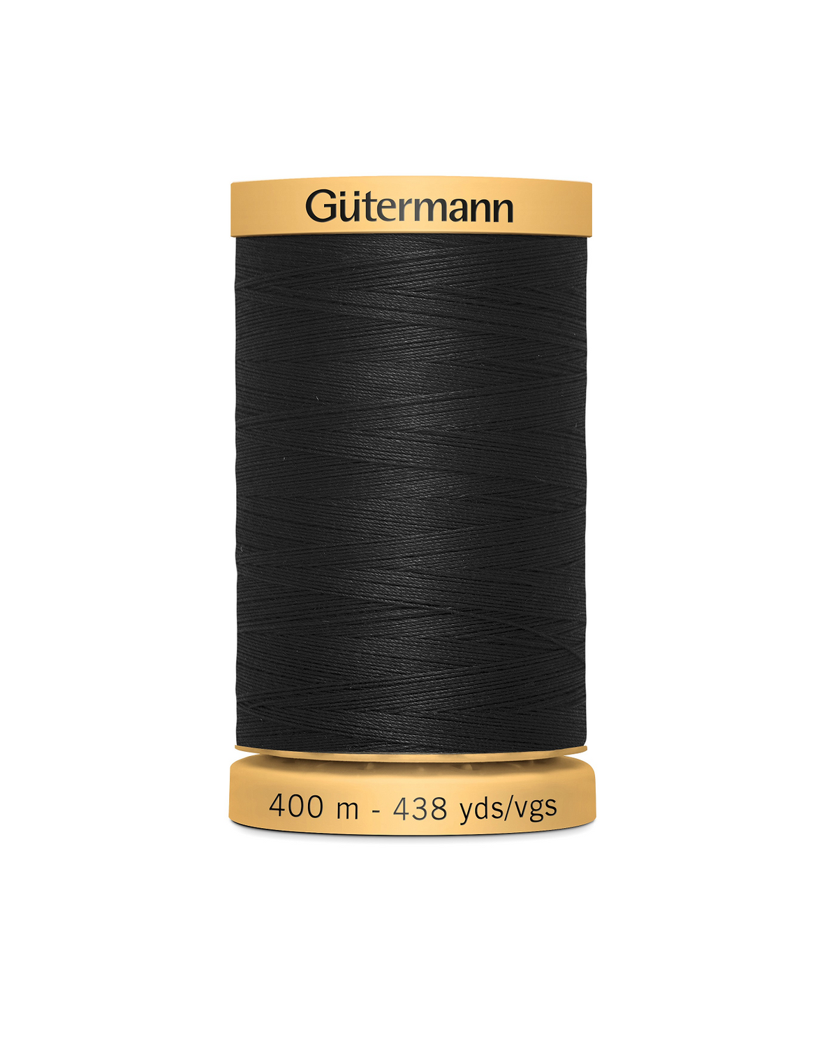 Gütermann cotton thread, 400m spool, black