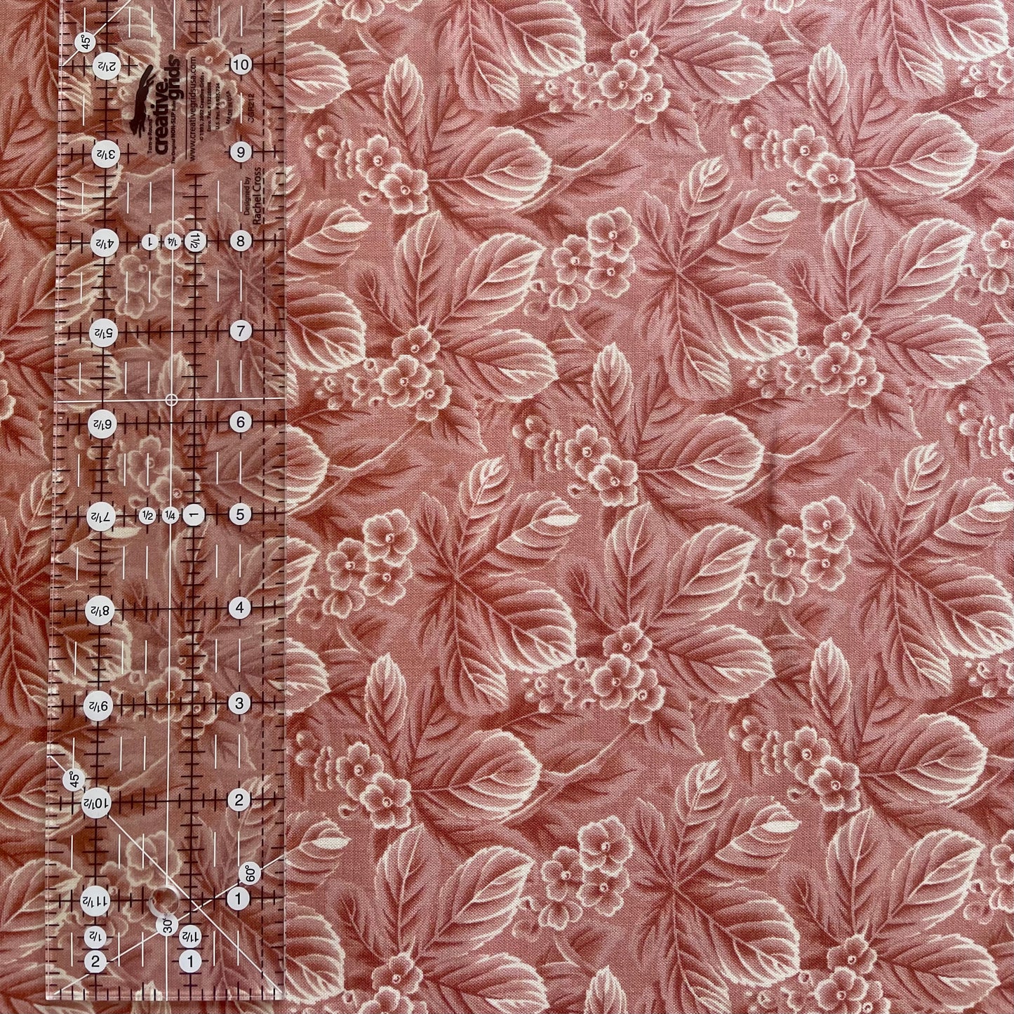 French General - Chateau de Chantilly - Pink Floral Fabric