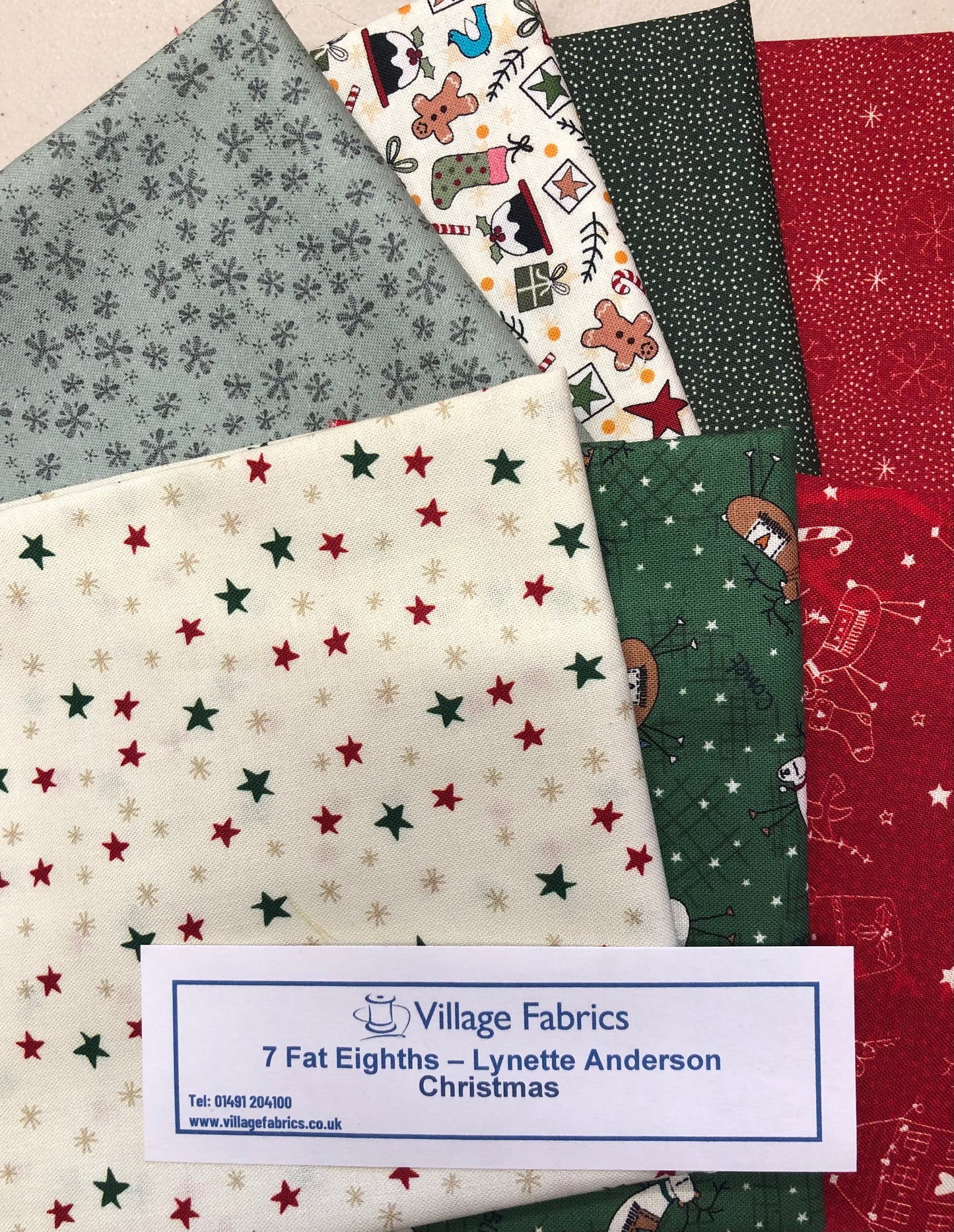 Lynette Anderson Fabric Packs - 7 Fat Eighths Pack