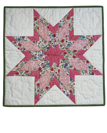 Pieced Star Table Centre Pattern