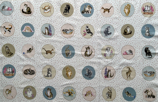 Whiskers & Paws - Fabric Panel