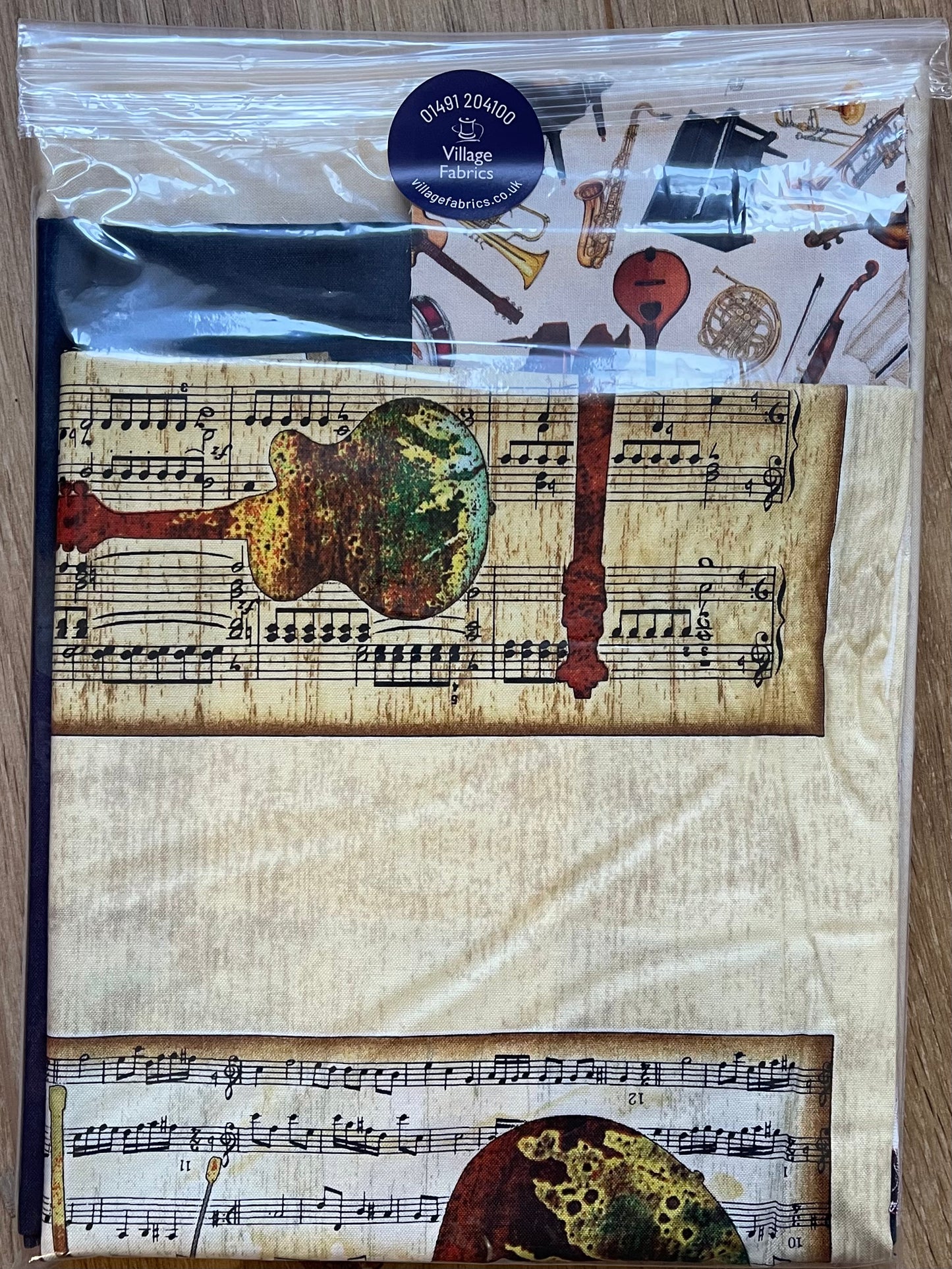 Hobby Quilt Kit - Music / Sewing
