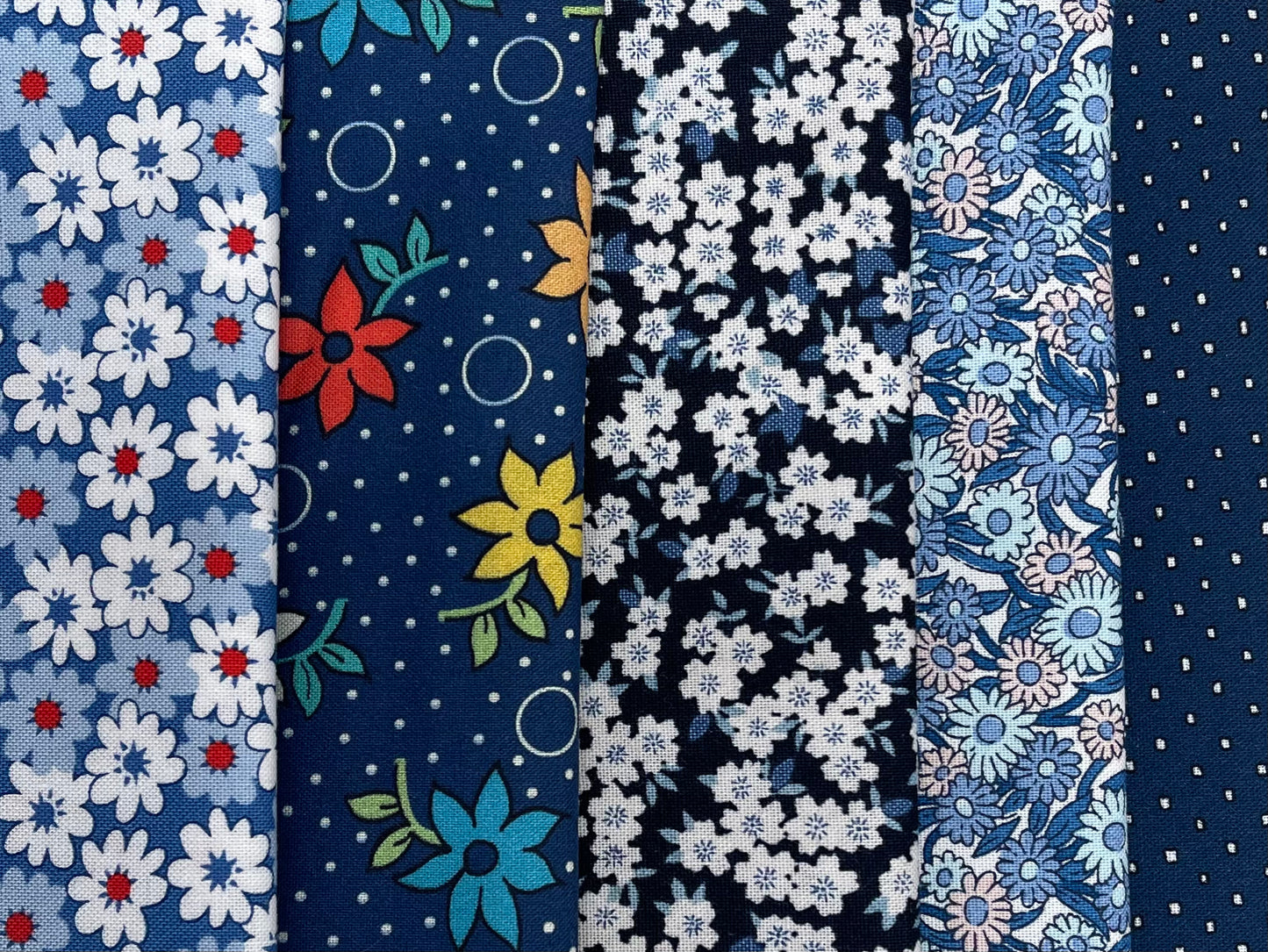 1930s and Liberty Floral 5 Fat Eighths Fabric Packs