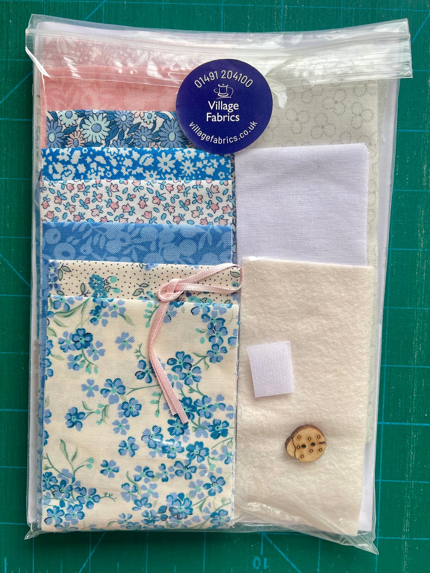 Hexagon Sewing Pouch Kit
