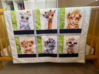 Floral Safari Quilt Kit