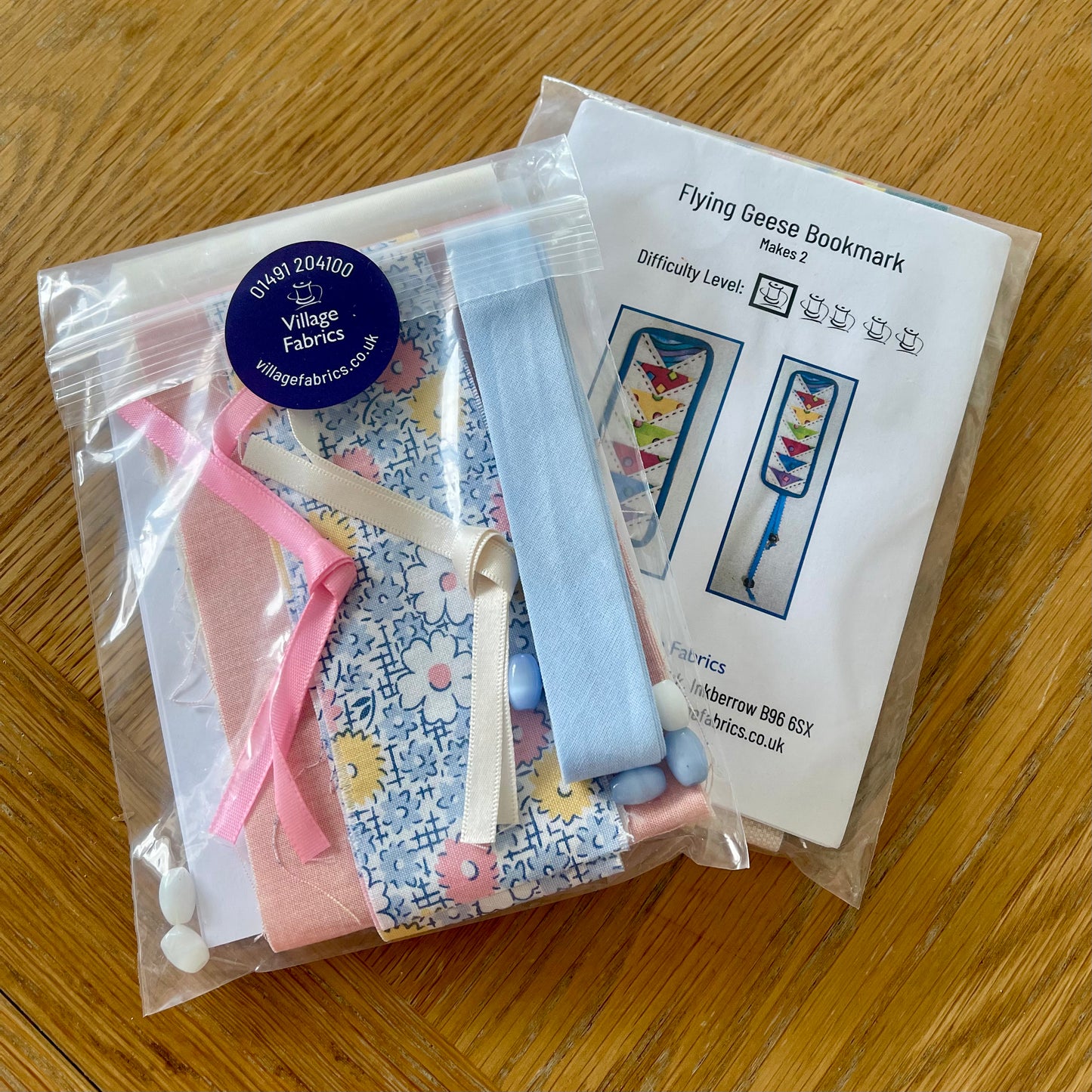 Flying Geese Bookmark Kit
