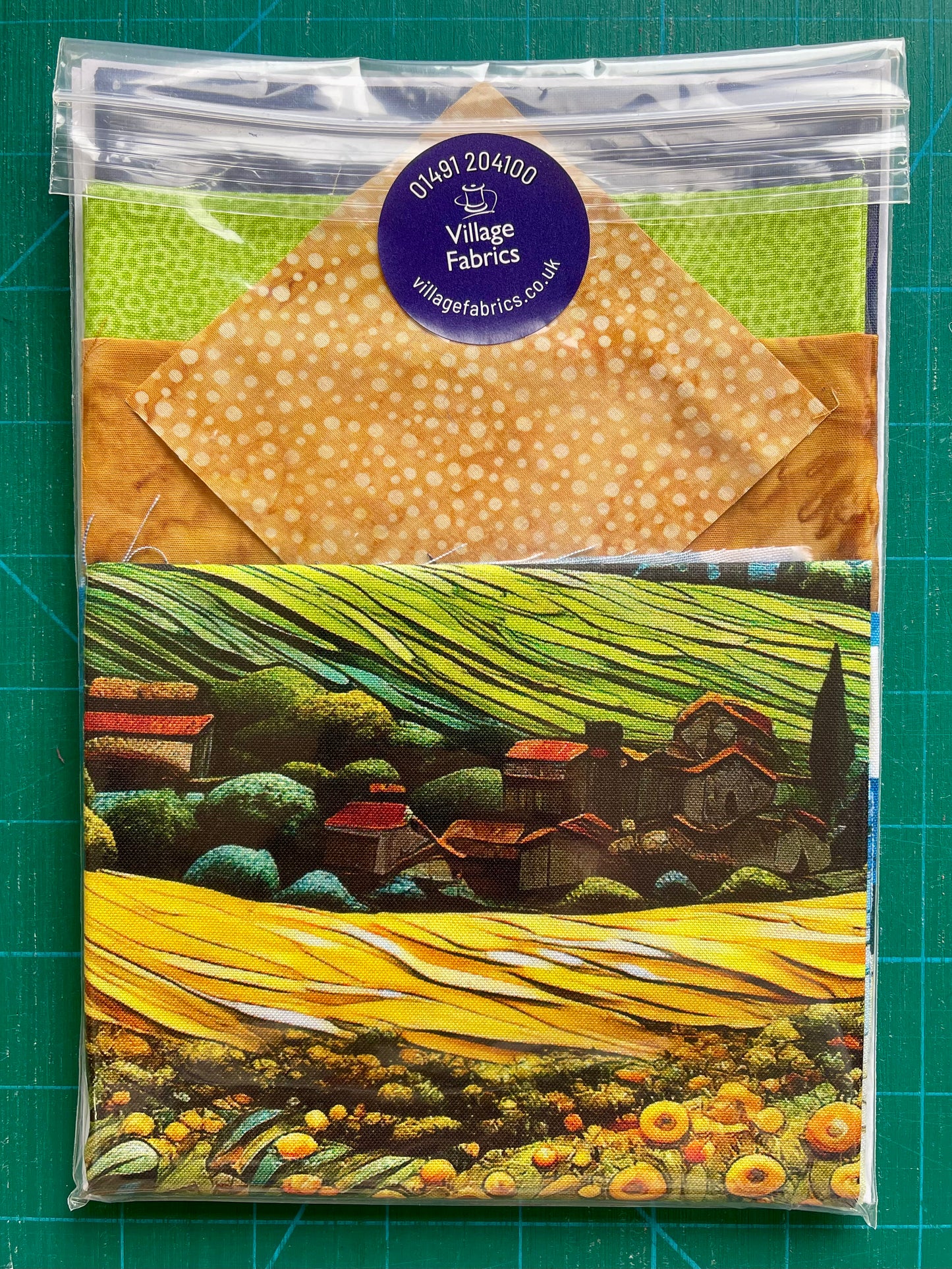 Lapin in the Fields Kit – French Quarter Series Wall-hanging
