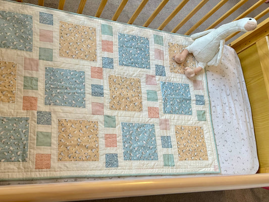 Baby Animals Cot Quilt Kit