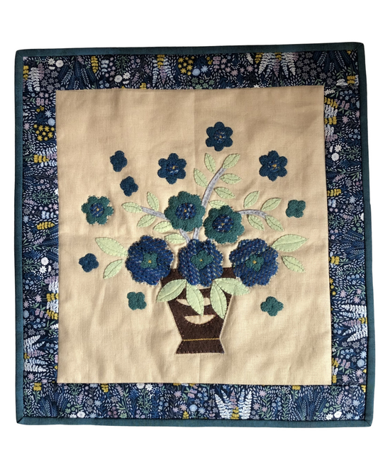 Blue Flower Wall-Hanging Kit