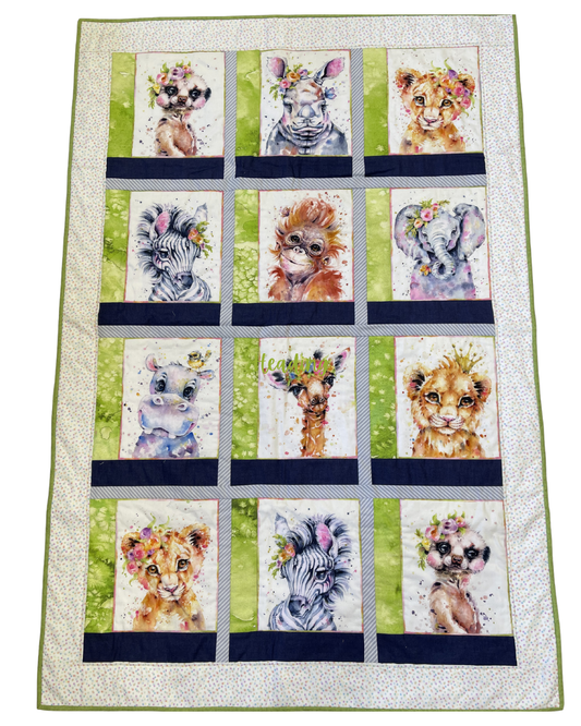 Floral Safari Quilt Kit