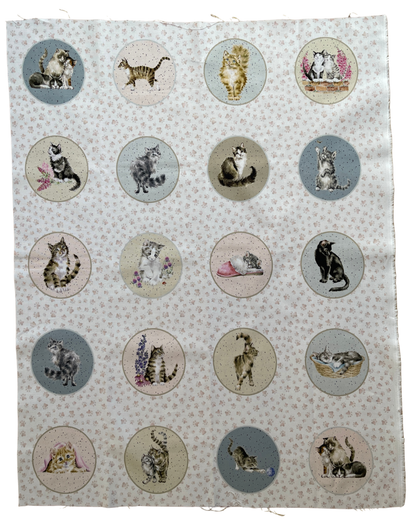 Whiskers & Paws - Fabric Panel