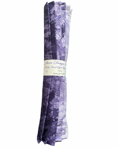Starr Fabrics Hand-Dyed 6 Fat Quarter Yard Fabric Packs