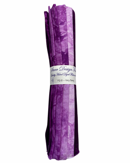 Starr Fabrics Hand-Dyed 6 Fat Quarter Yard Fabric Packs