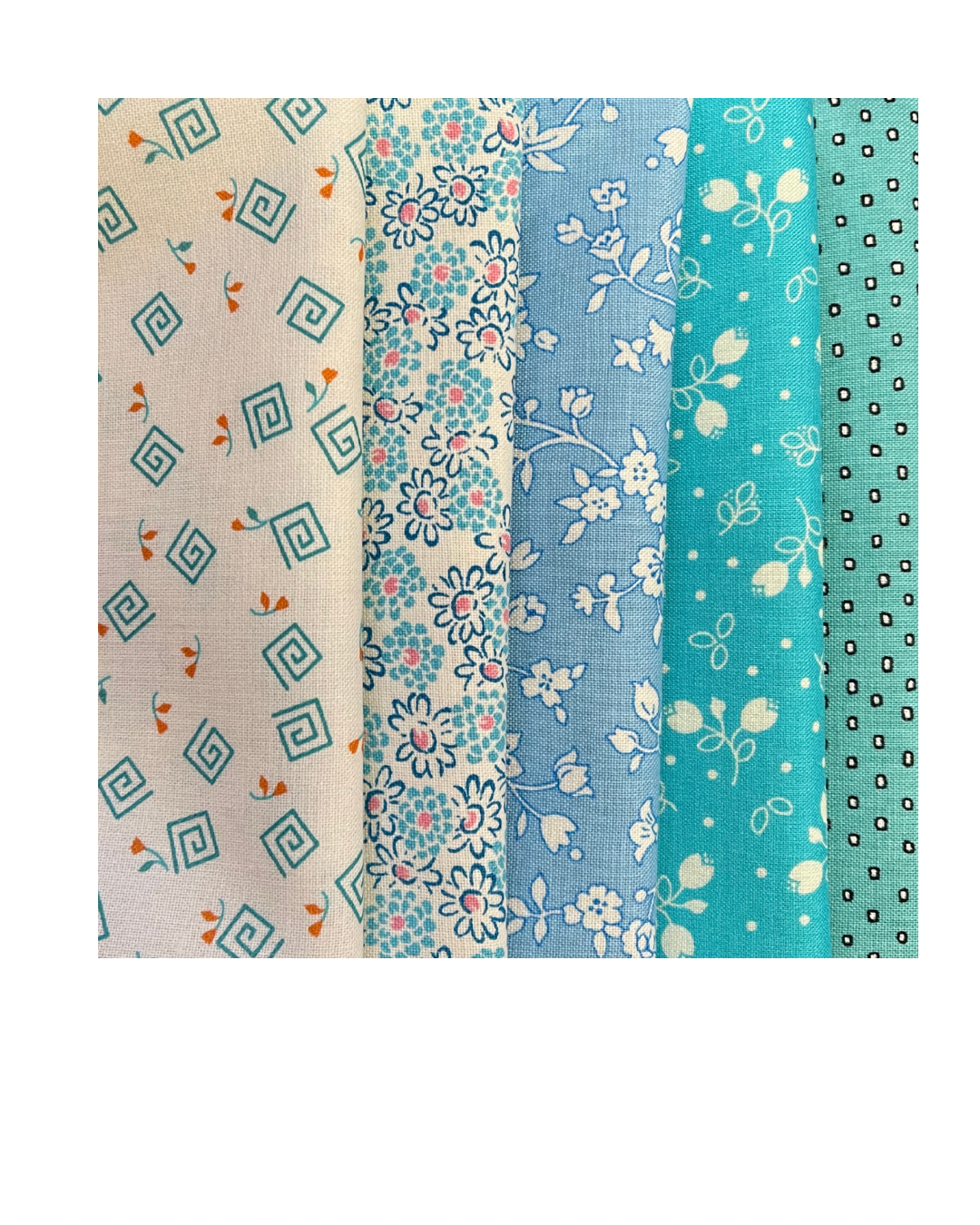 1930s Reproduction Fabrics - 5 Fat Eighths Packs