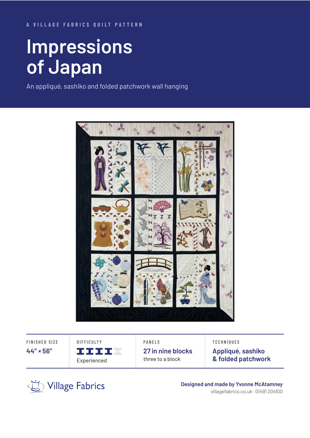 Impressions of Japan Quilt Pattern